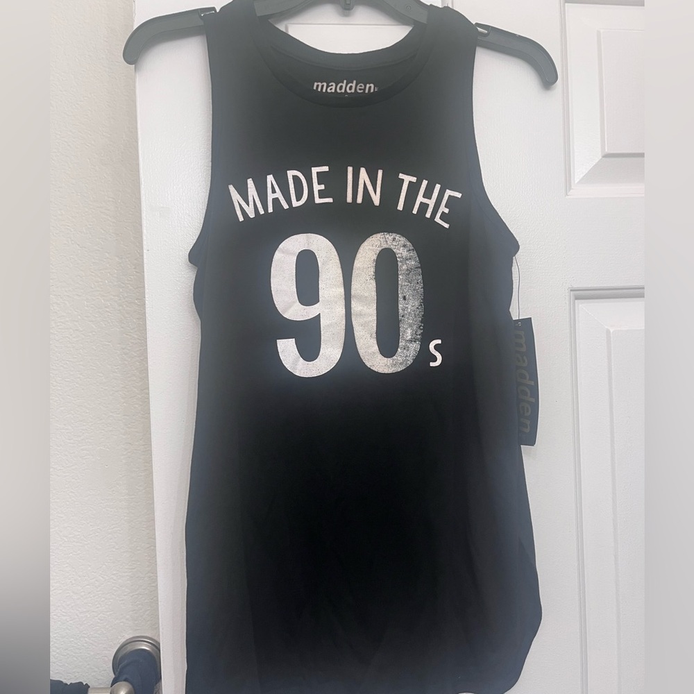 Madden Black 'Made in the 90s' Tank Top
